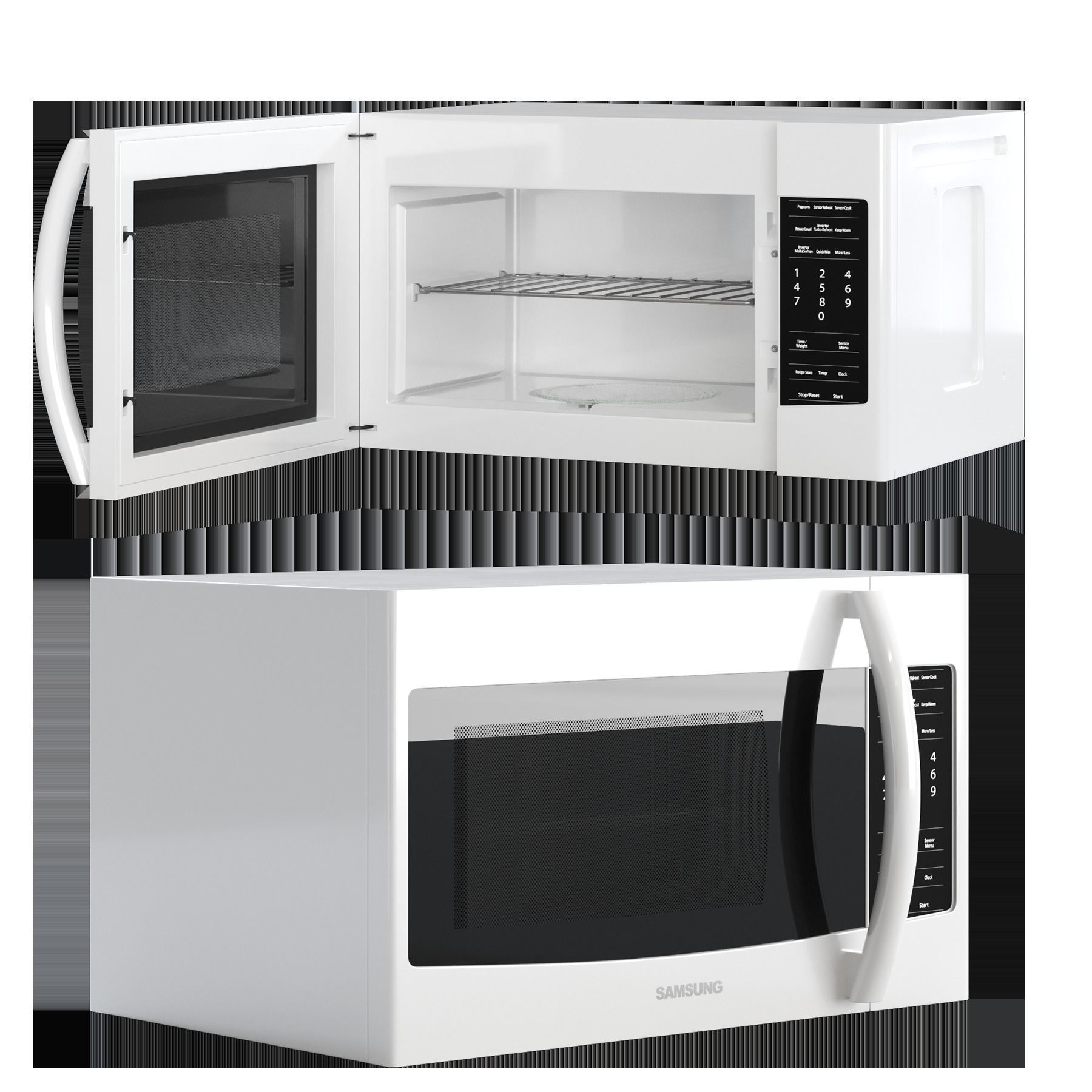 Microwave Samsung 3D model_7