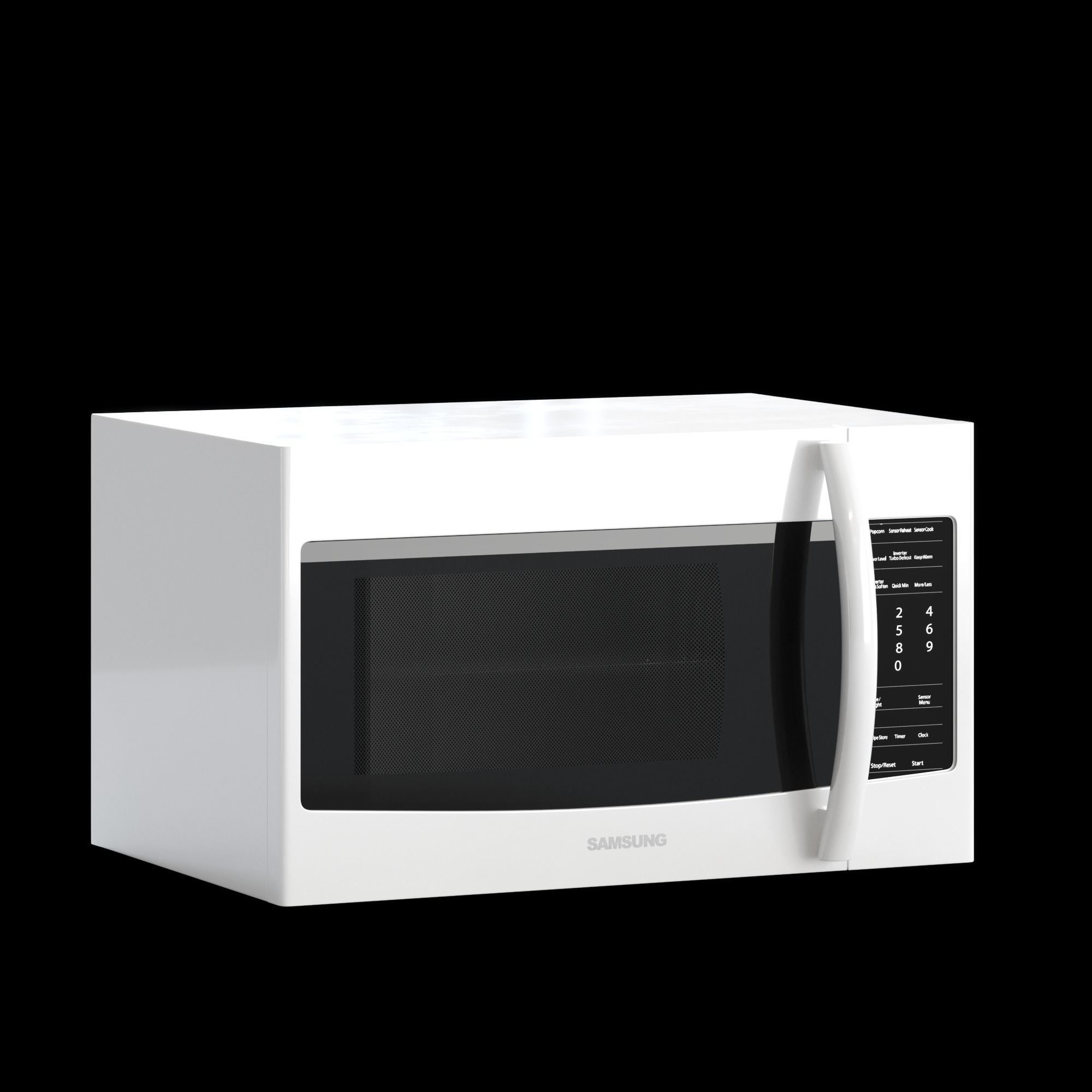 Microwave Samsung 3D model_5