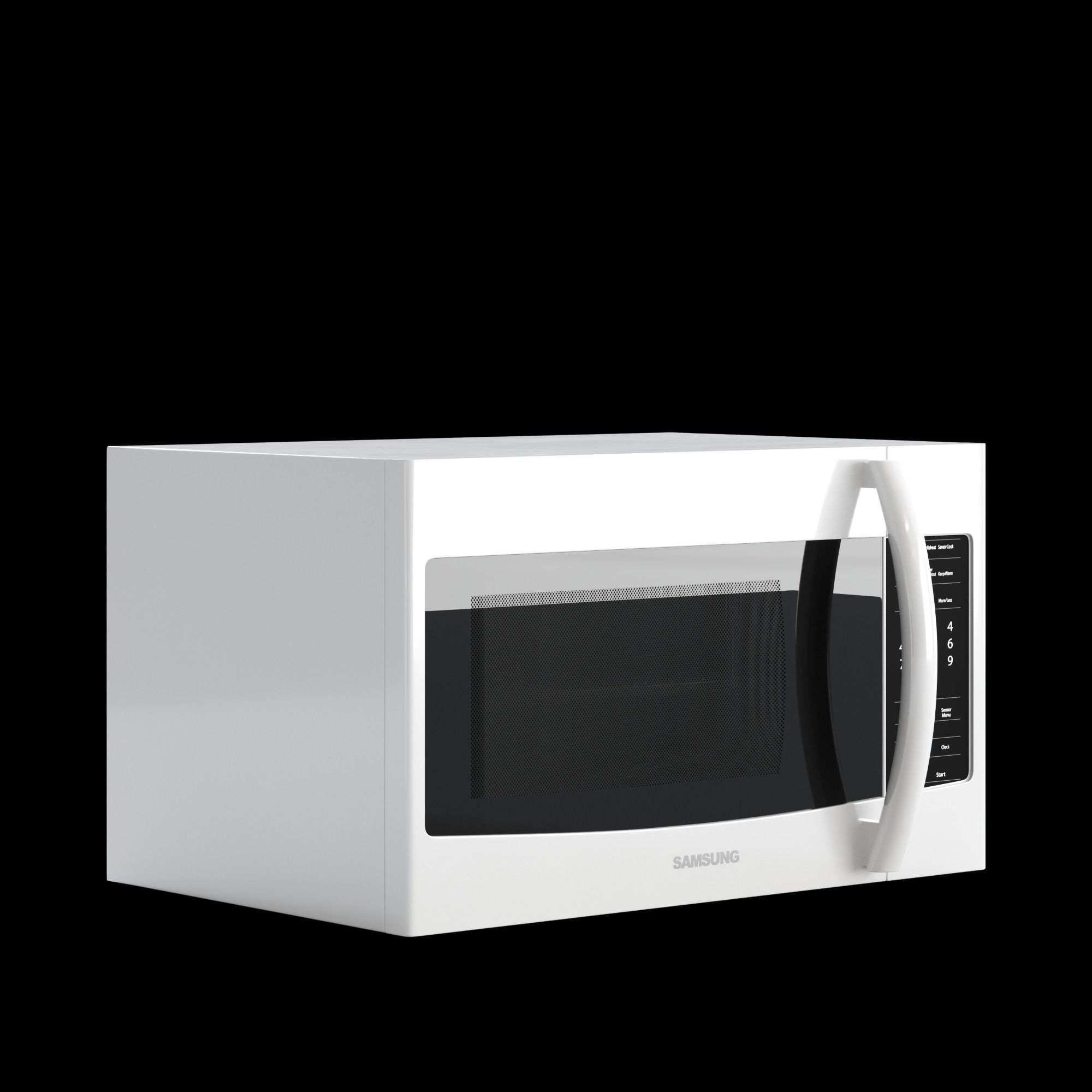 Microwave Samsung 3D model_1