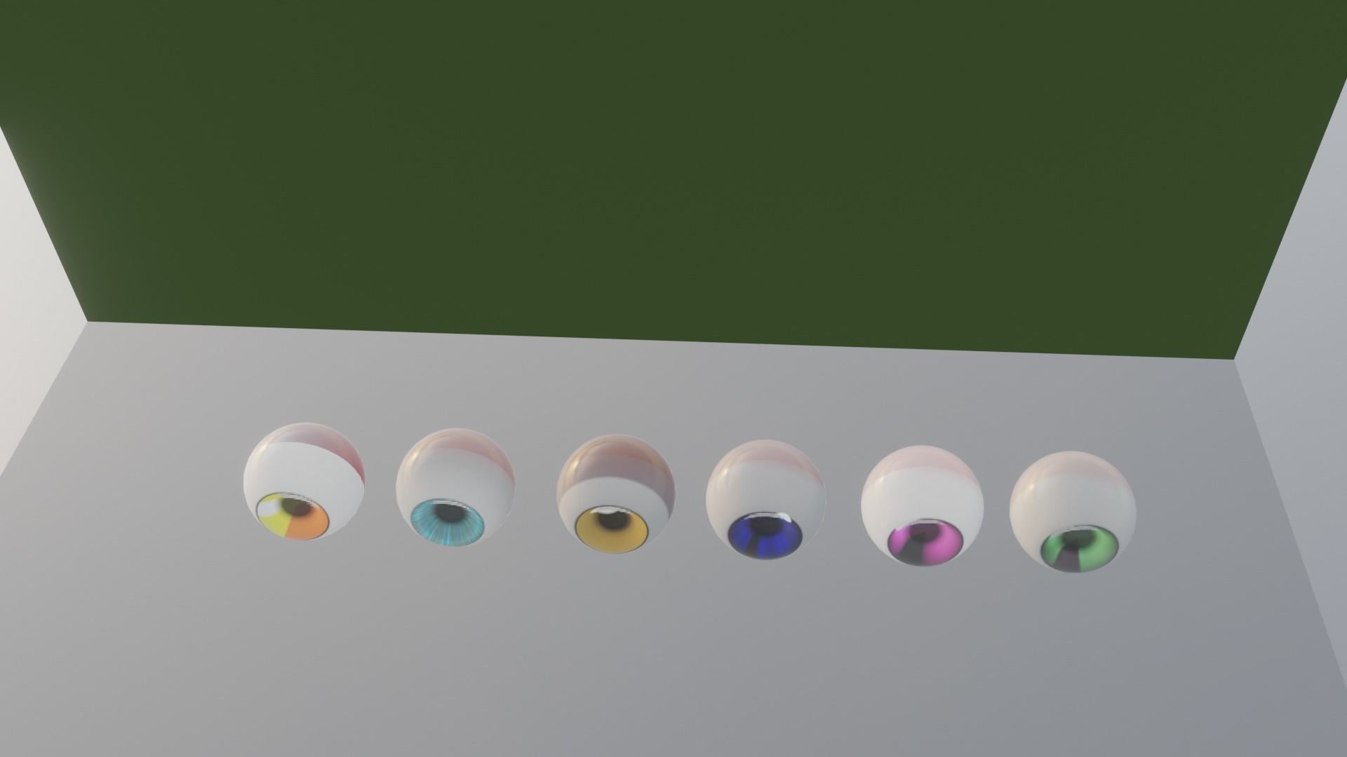 6 PROCEDURAL ANIME-CARTOON EYES MODEL 3D model_15