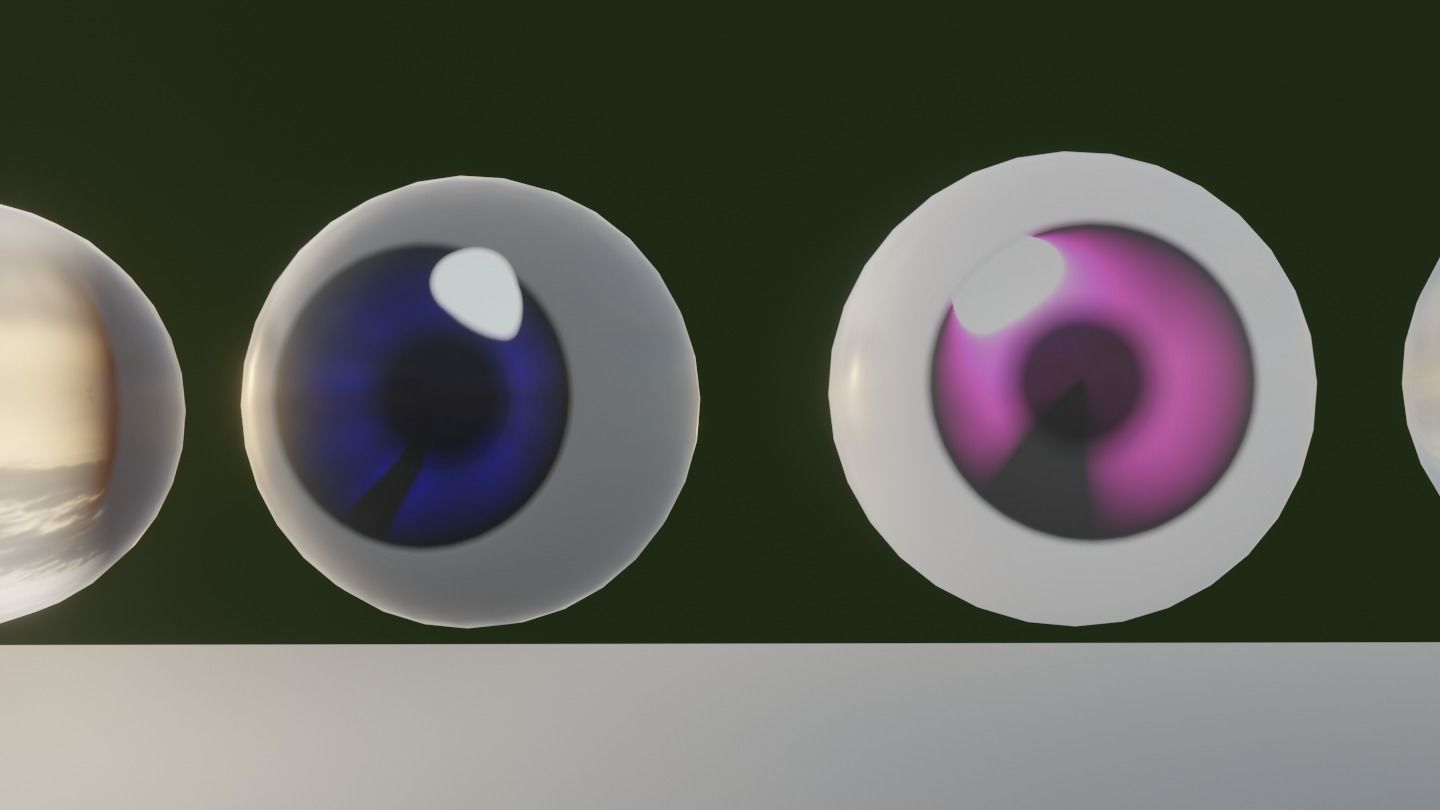6 PROCEDURAL ANIME-CARTOON EYES MODEL 3D model_8