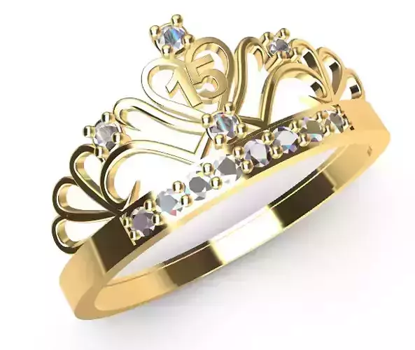 Anillo Corona 15 3D print model