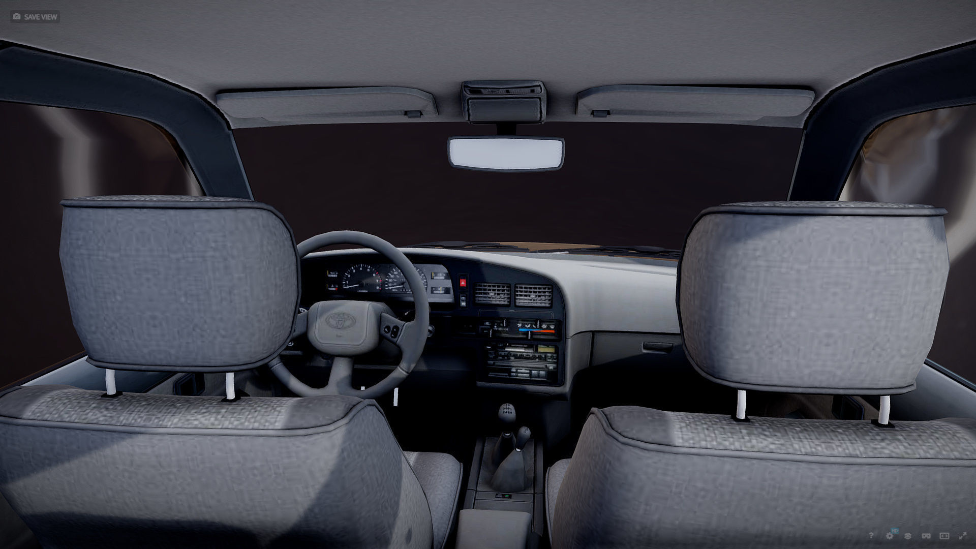 Toyota 4Runner 2 door Low-poly 3D model_27