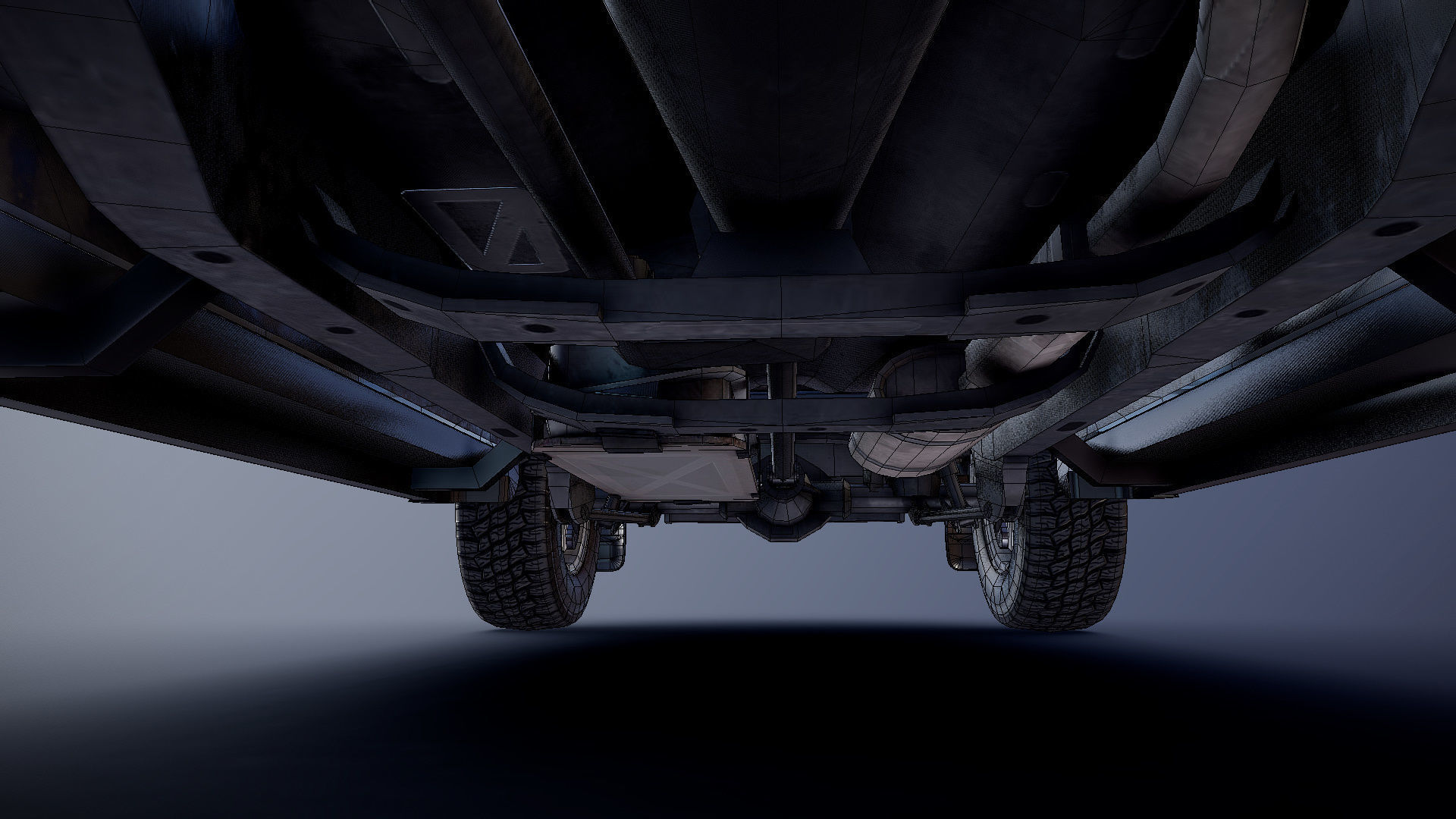 Toyota 4Runner 2 door Low-poly 3D model_34