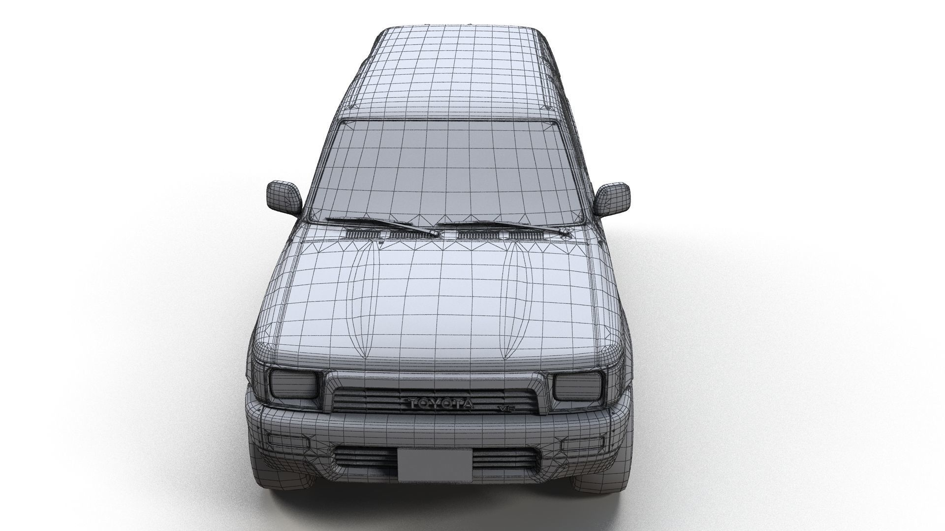 Toyota 4Runner 2 door Low-poly 3D model_15