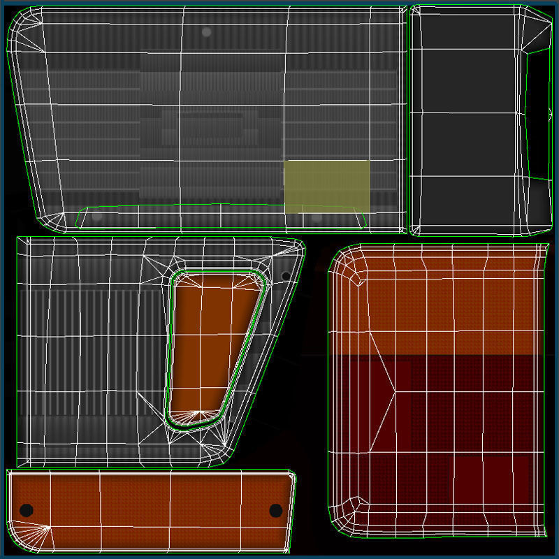 Toyota 4Runner 2 door Low-poly 3D model_48