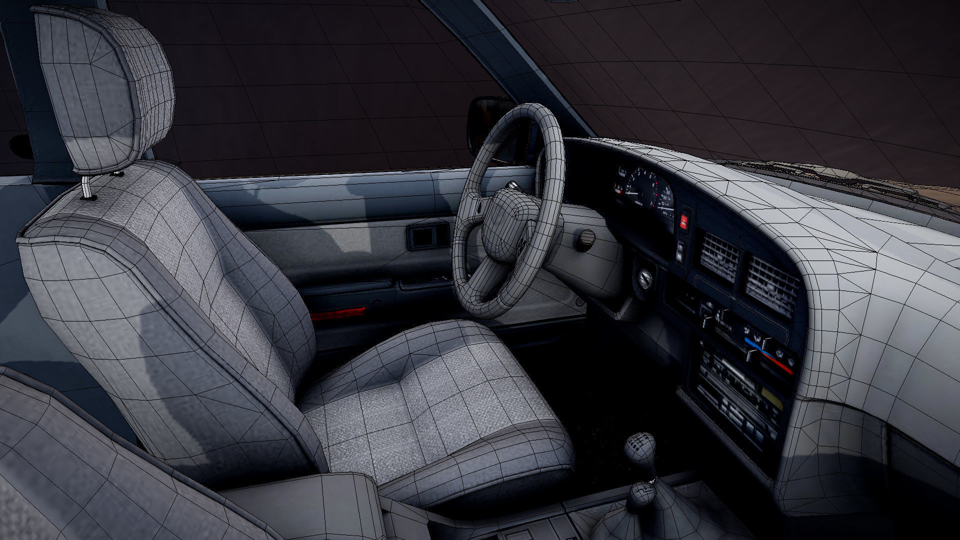 Toyota 4Runner 2 door Low-poly 3D model_38