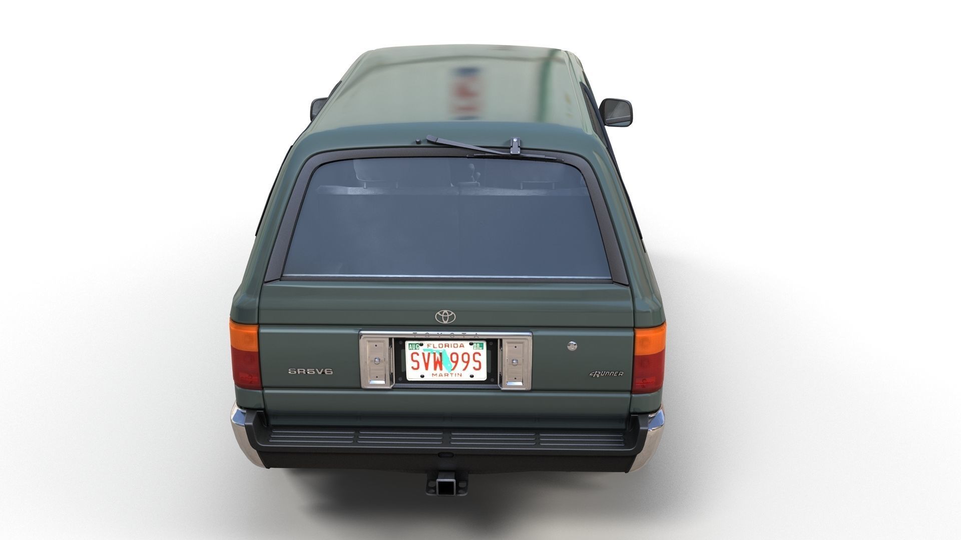 Toyota 4Runner 2 door Low-poly 3D model_6