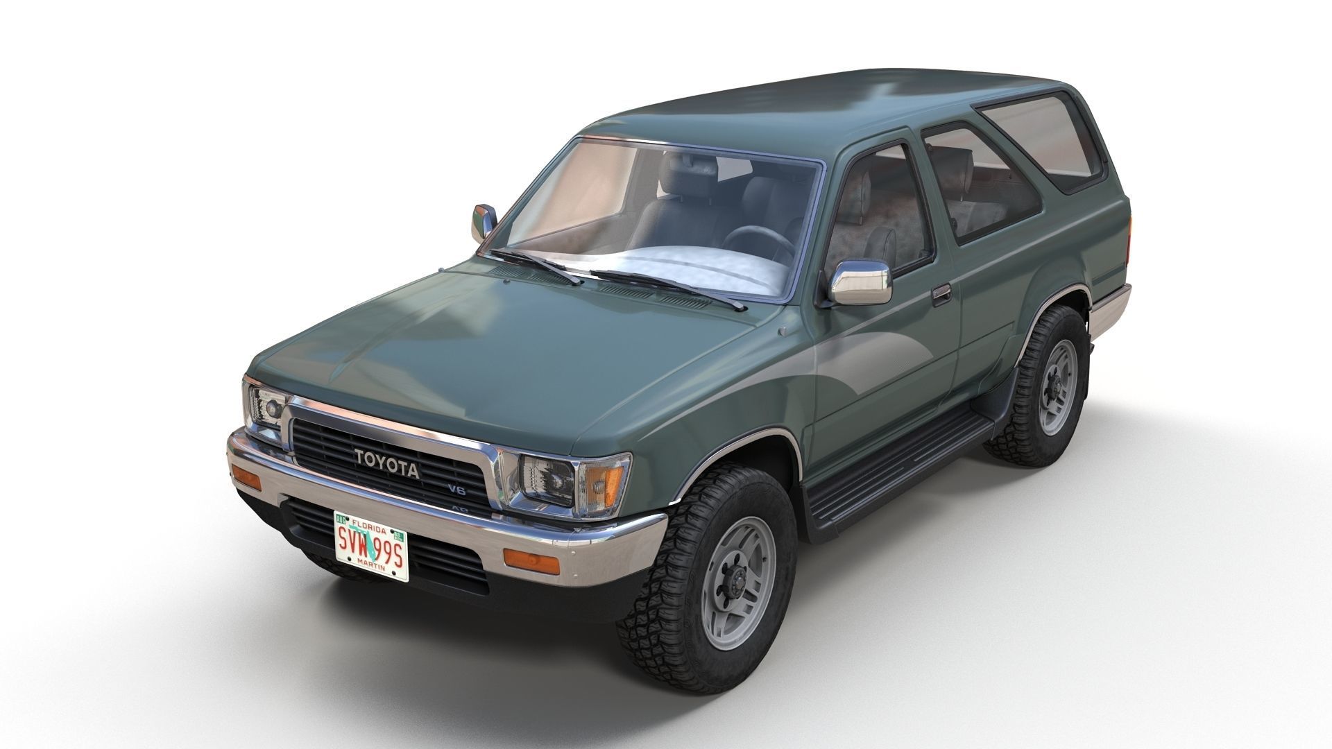 Toyota 4Runner 2 door Low-poly 3D model_1