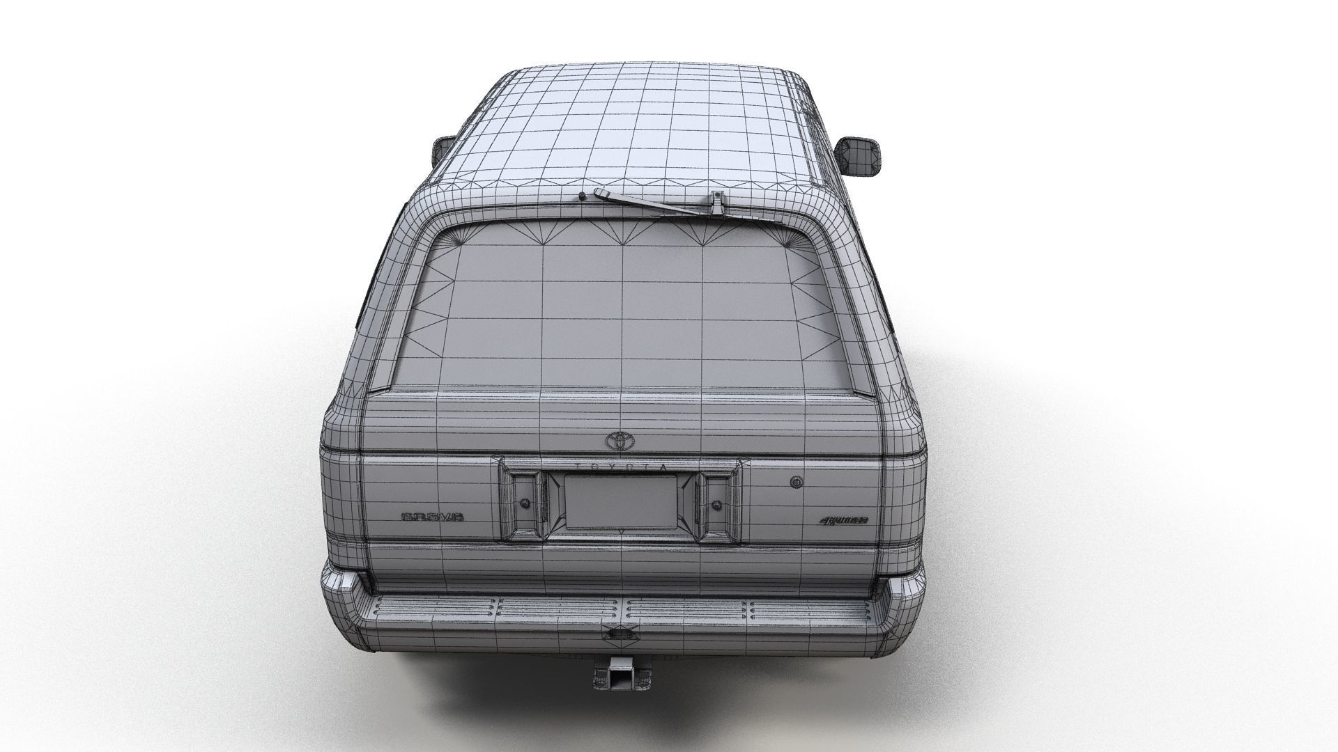 Toyota 4Runner 2 door Low-poly 3D model_14