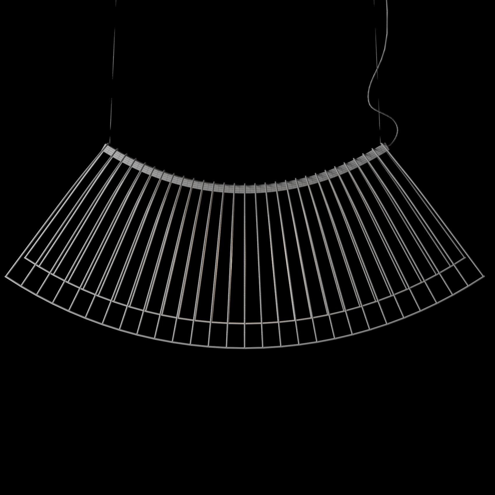 Parabola Champagne Suspension 3D model_6