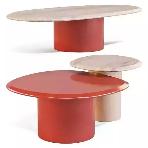 Carpanese Home Pebble - Coffee and Side Tables