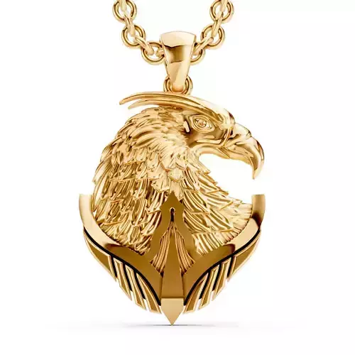 Eagle Gold Pendant