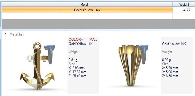 MENS ANCHOR PENDANT NECKLACE ROPE DESIGN JEWELRY 3D print model_7