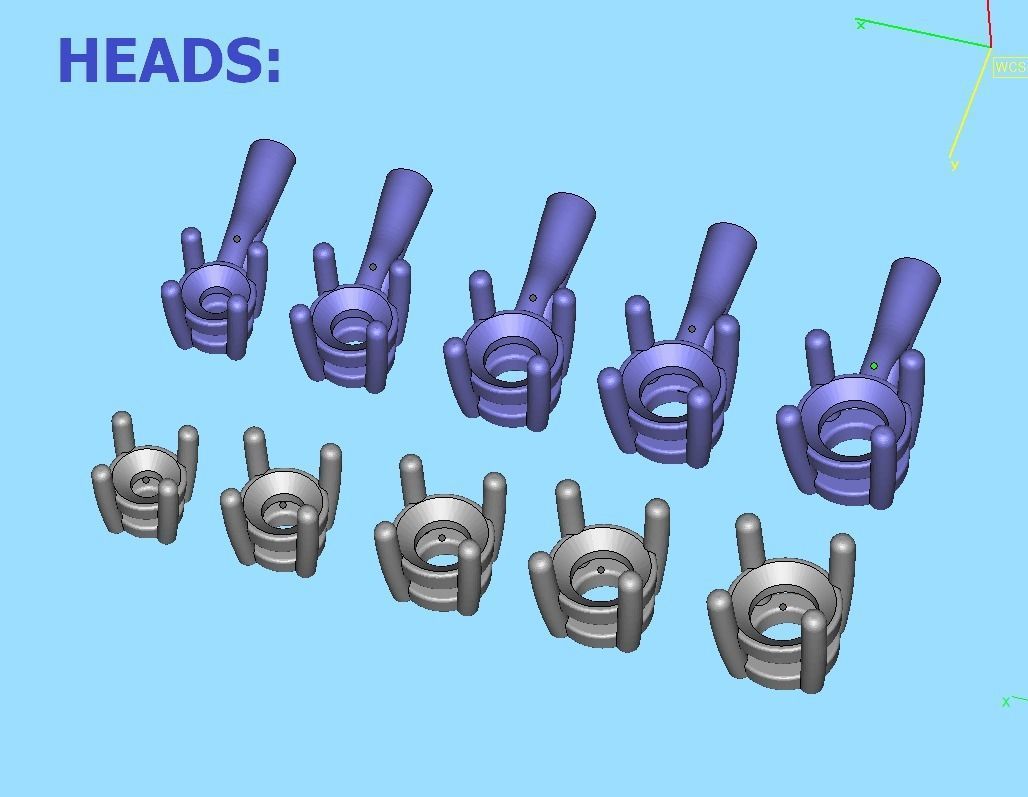 Solitaire Round Diamond Pendants and Heads 3DMODELS  3D print model_11