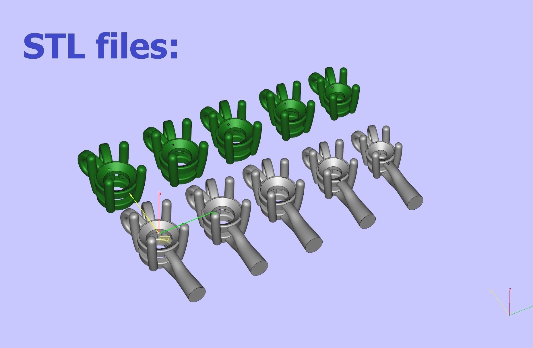 Solitaire Round Diamond Pendants and Heads 3DMODELS  3D print model_8