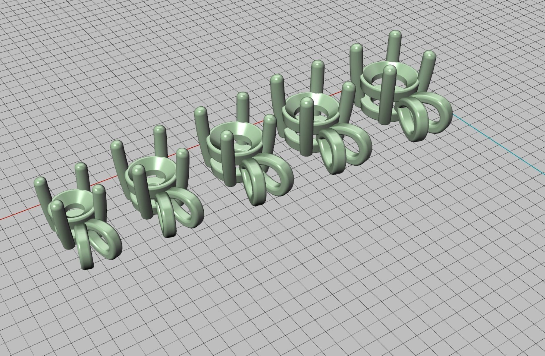 Solitaire Round Diamond Pendants and Heads 3DMODELS  3D print model_56