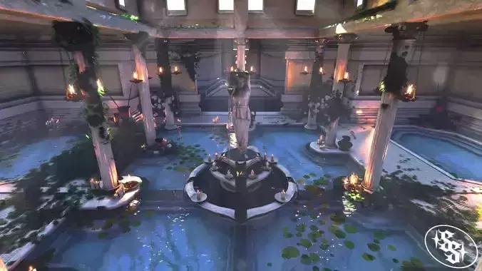 Ancient Greek Bathhouse 3D model