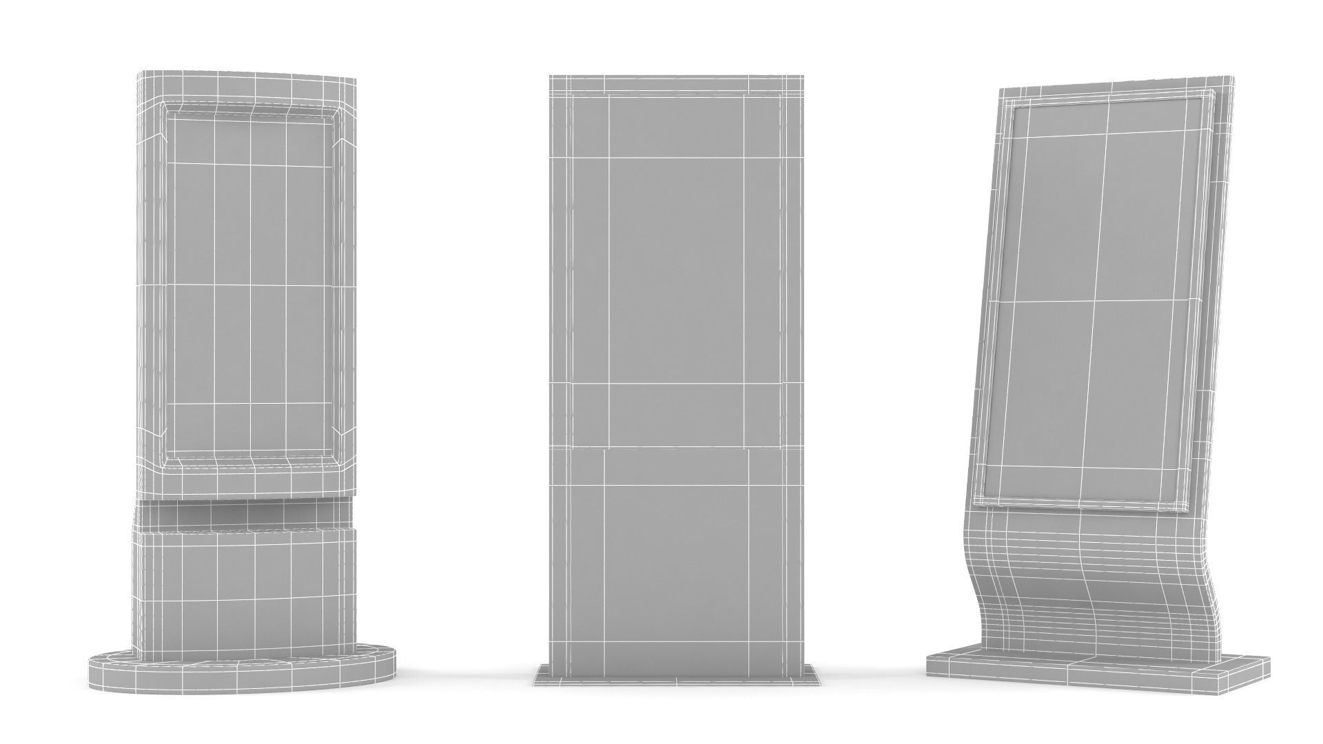 Kiosk Collection 3D model_10