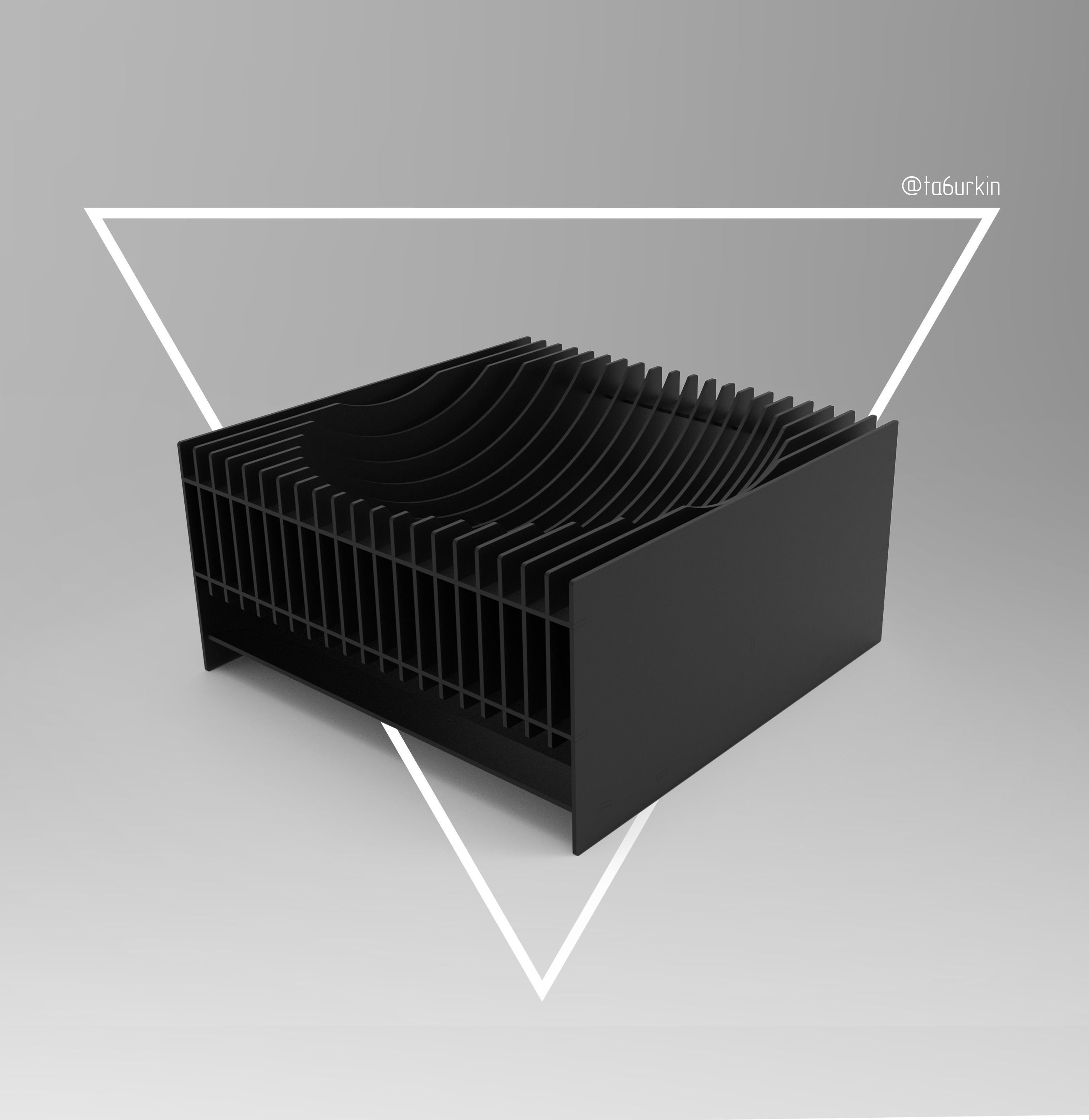 Welding Project Plans Drawings Fire Pit 2 DXF PDF 3D model_1