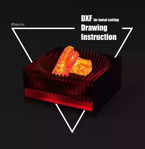 Welding Project Plans Drawings Fire Pit 2 DXF PDF