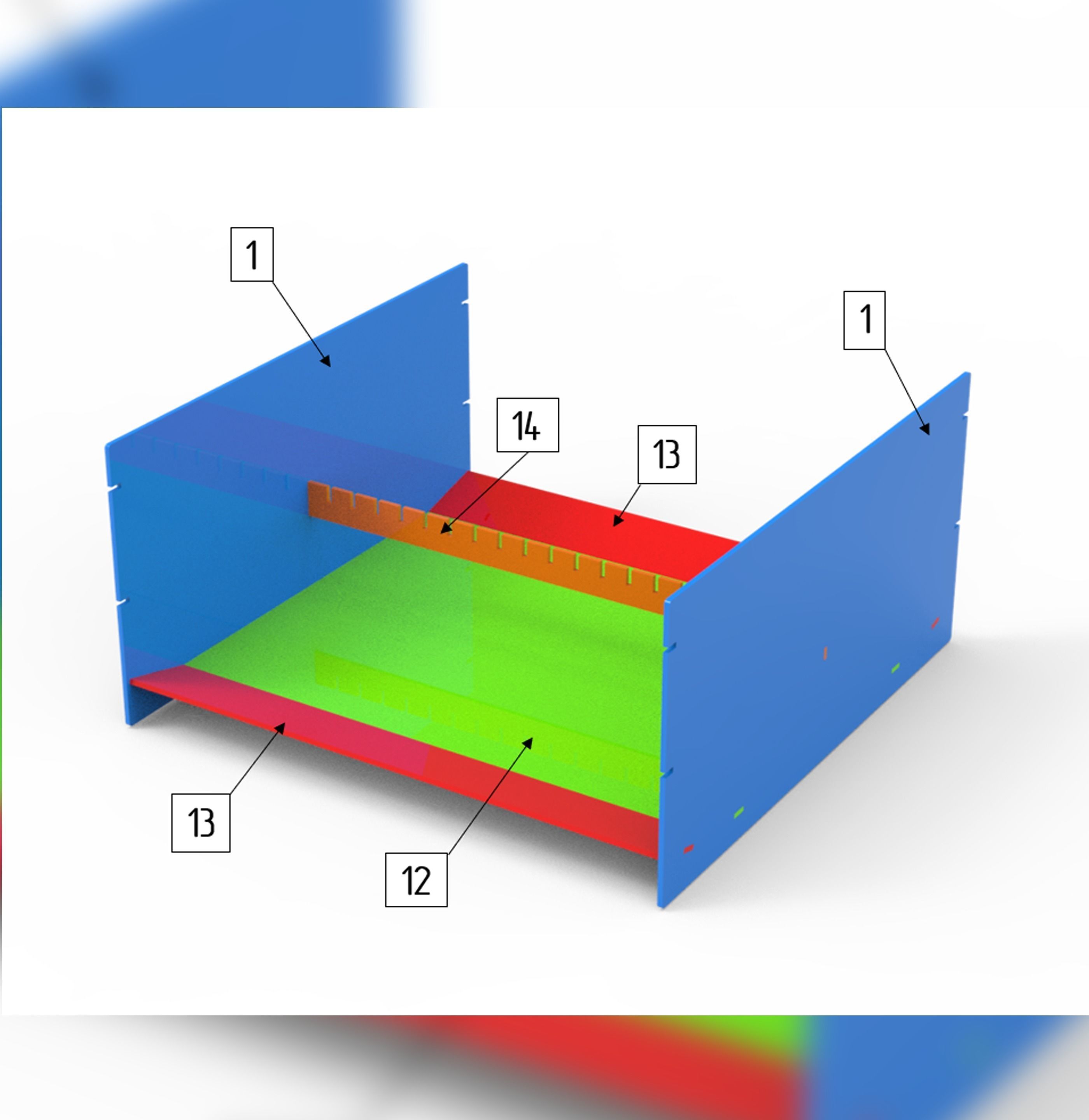 Welding Project Plans Drawings Fire Pit 2 DXF PDF 3D model_3