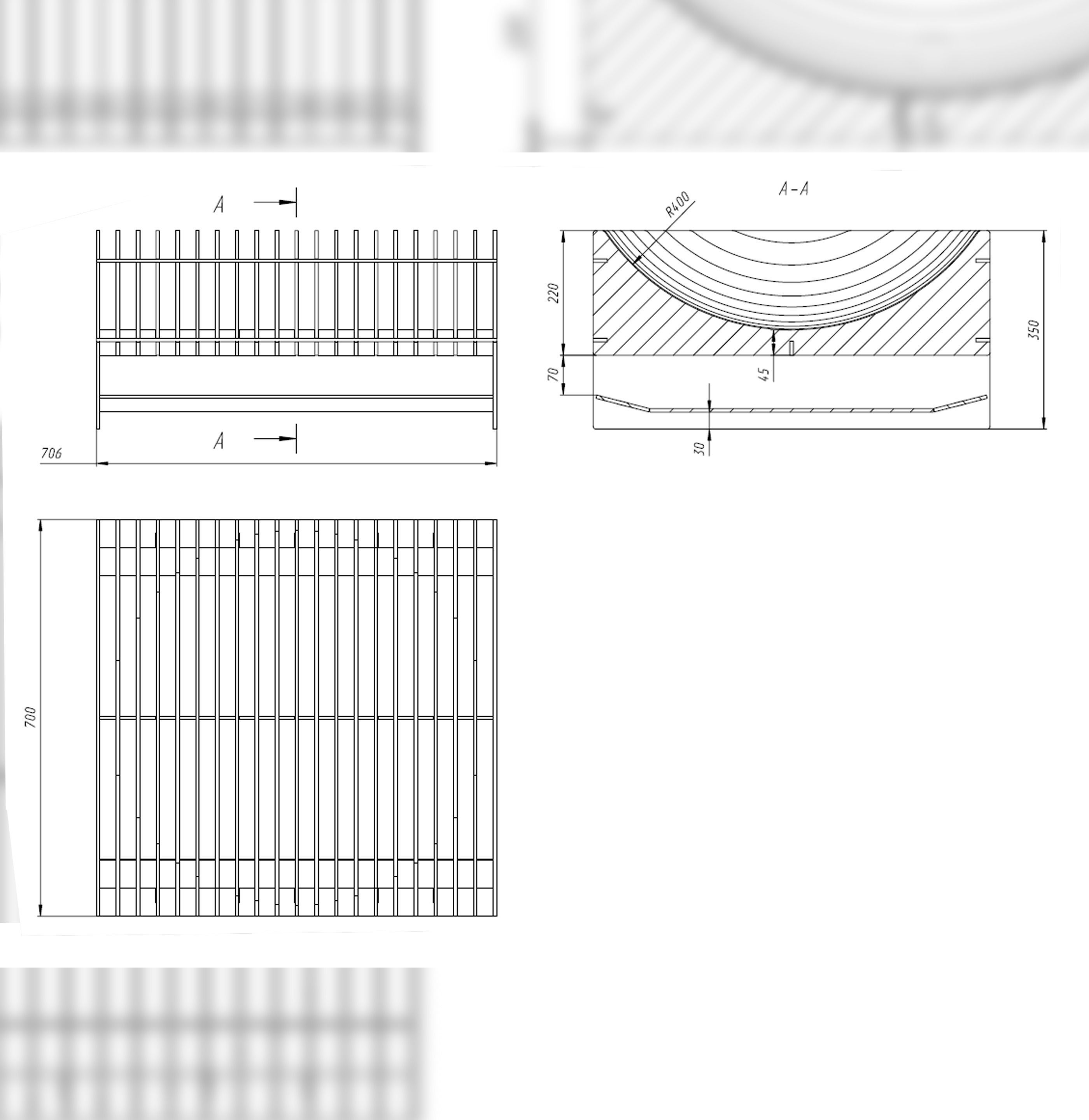 Welding Project Plans Drawings Fire Pit 2 DXF PDF 3D model_4