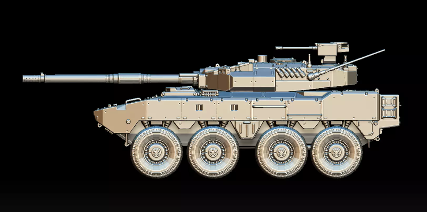 MCV MOBILE BATTLE TANK 3D print model