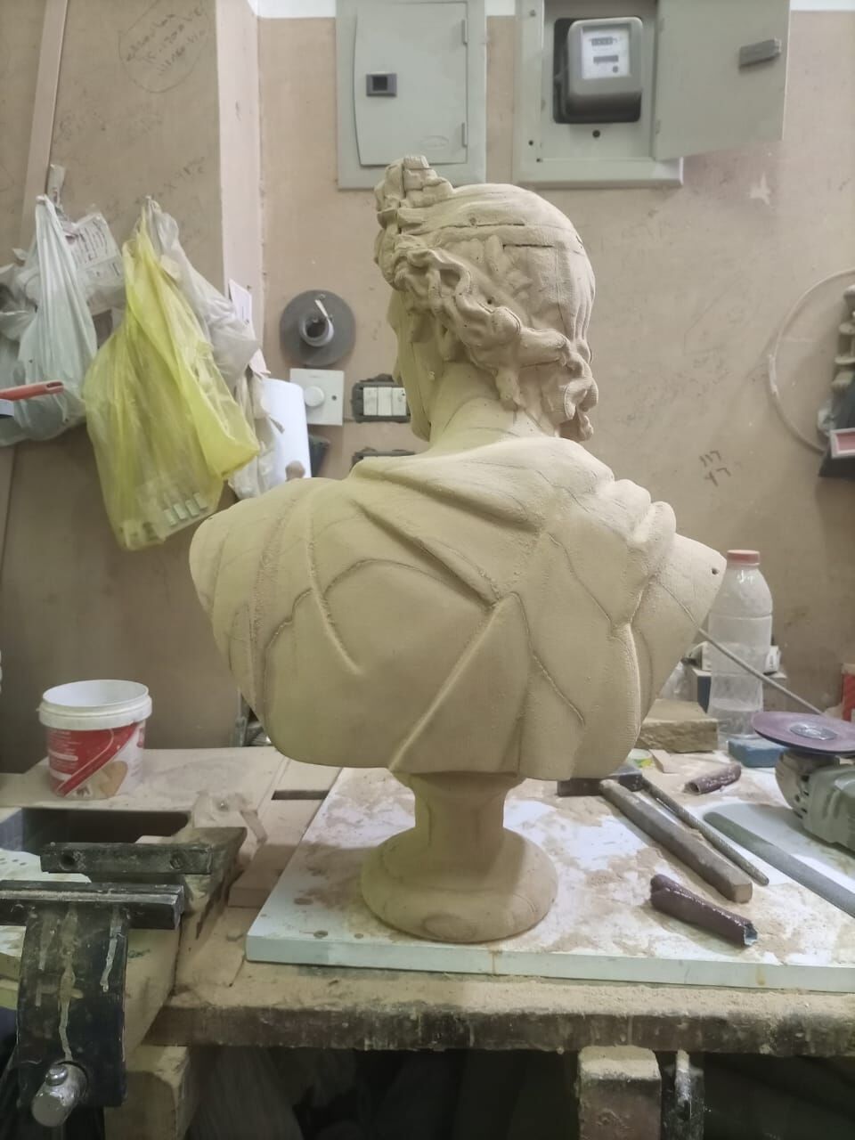 apollo statue - bust 3D print model_32