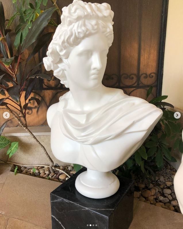 apollo statue - bust 3D print model_13