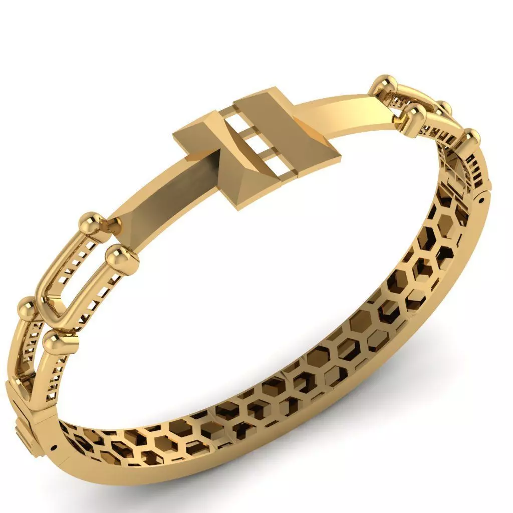 elegant bracelet model 3D print model 3D print model_0