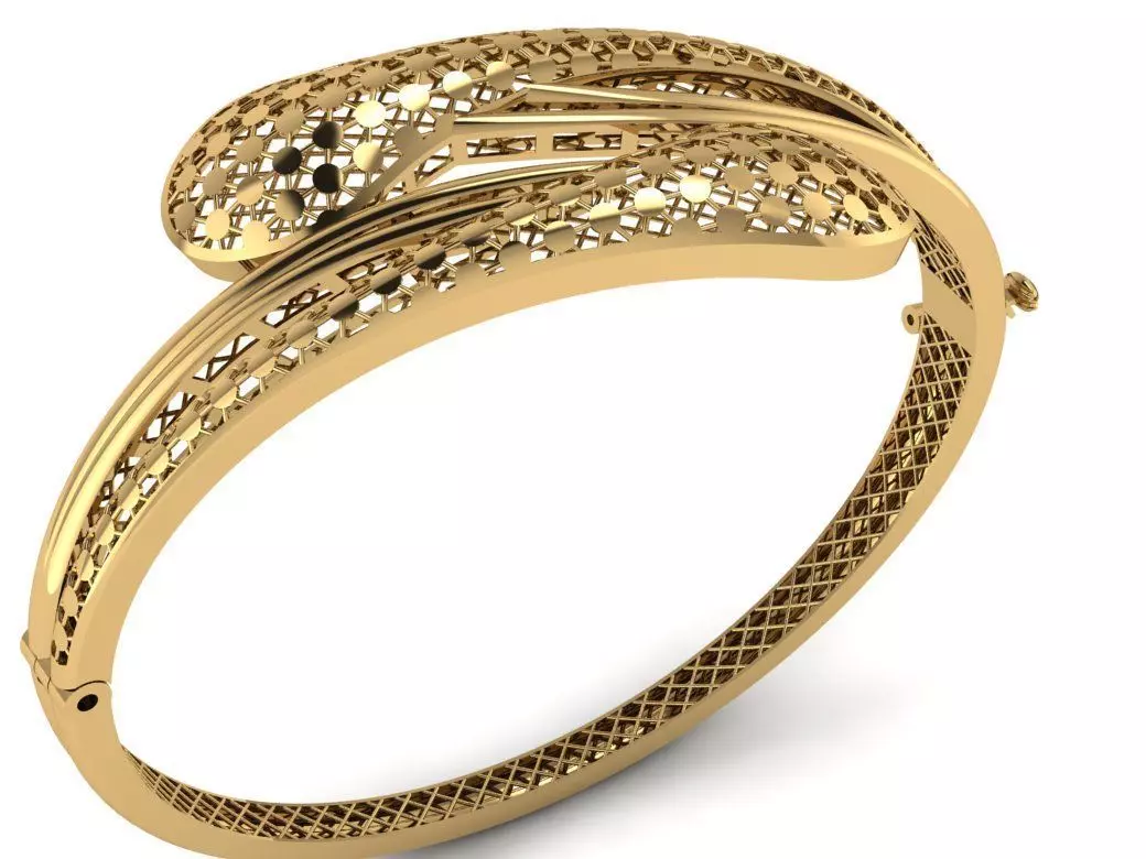 elegant bracelet model 3D print model_0