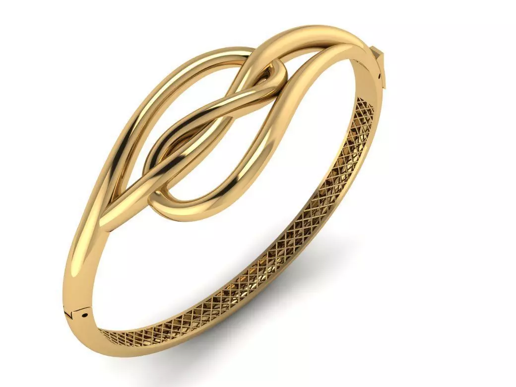 elegant bracelet model 3D print model_0