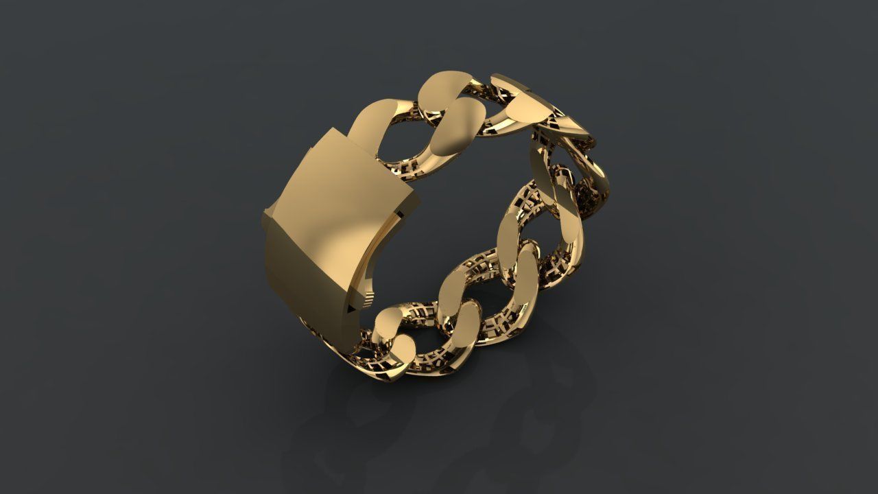 elegant bracelet model series 3D print model_3
