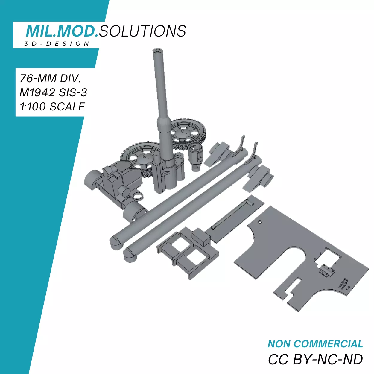 ZiS-3 3D print model