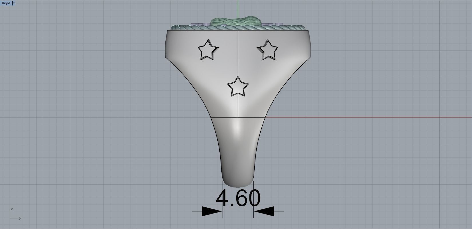 Zodiac Ring Aries 3D print model_9