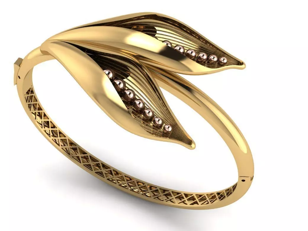 elegant bracelet model 3D print model_0