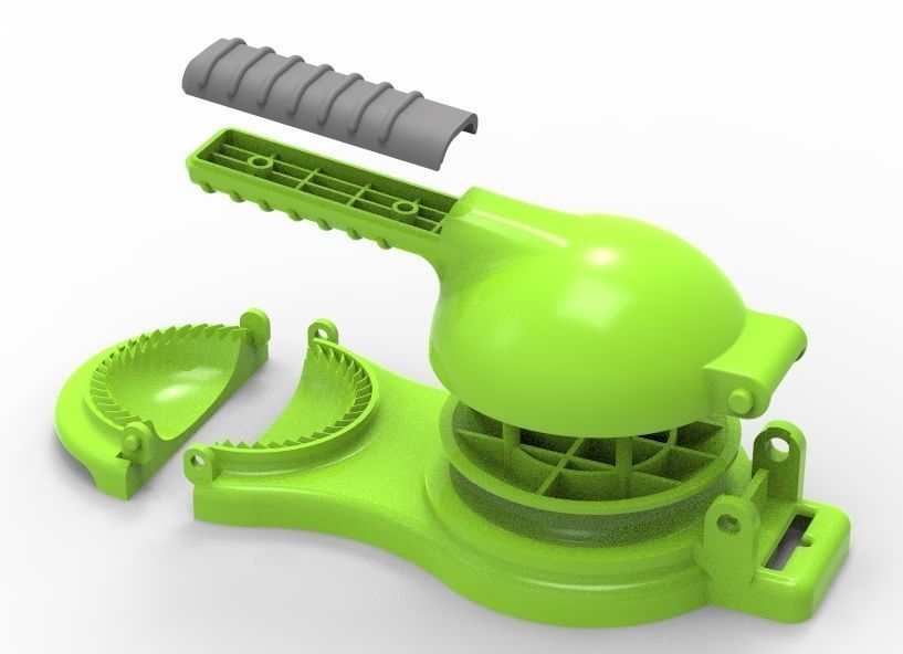 Momo dumplings Maker 3D print model_54