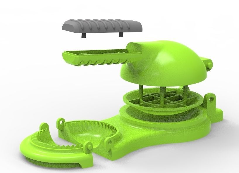 Momo dumplings Maker 3D print model_79