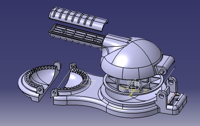 Momo dumplings Maker 3D print model_71