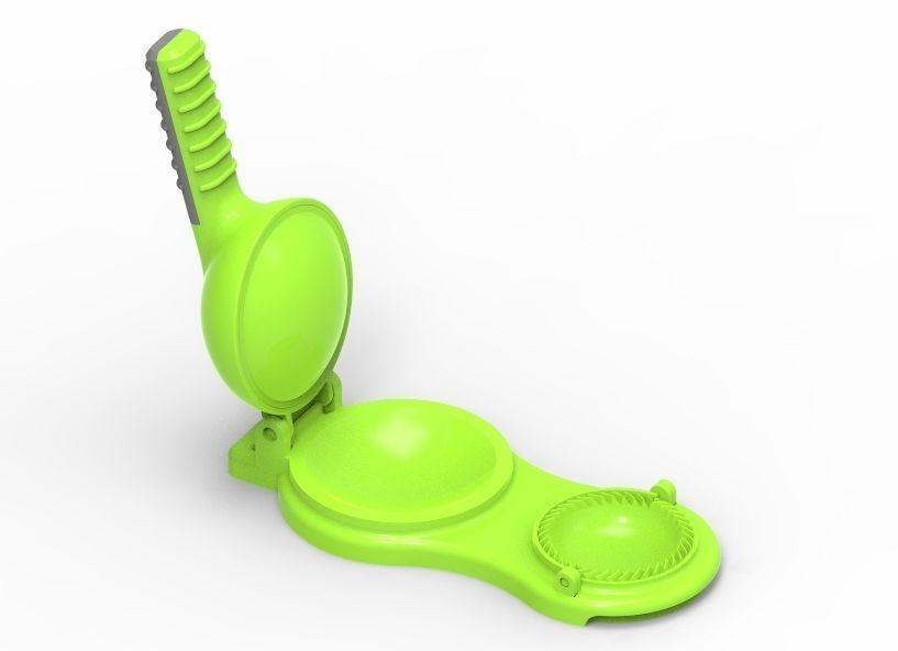 Momo dumplings Maker 3D print model_29