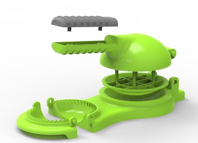Momo dumplings Maker 3D print model_1