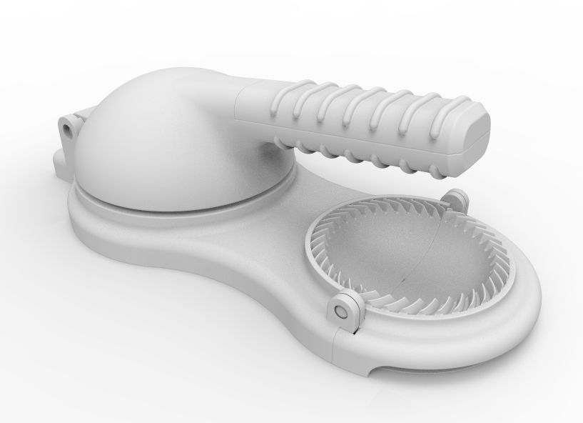 Momo dumplings Maker 3D print model_13