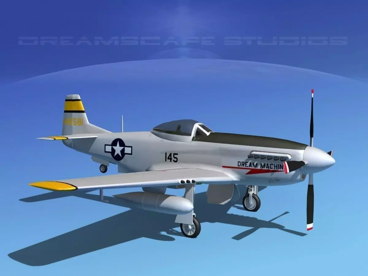 P-51D Mustang Dream Machine 3D model