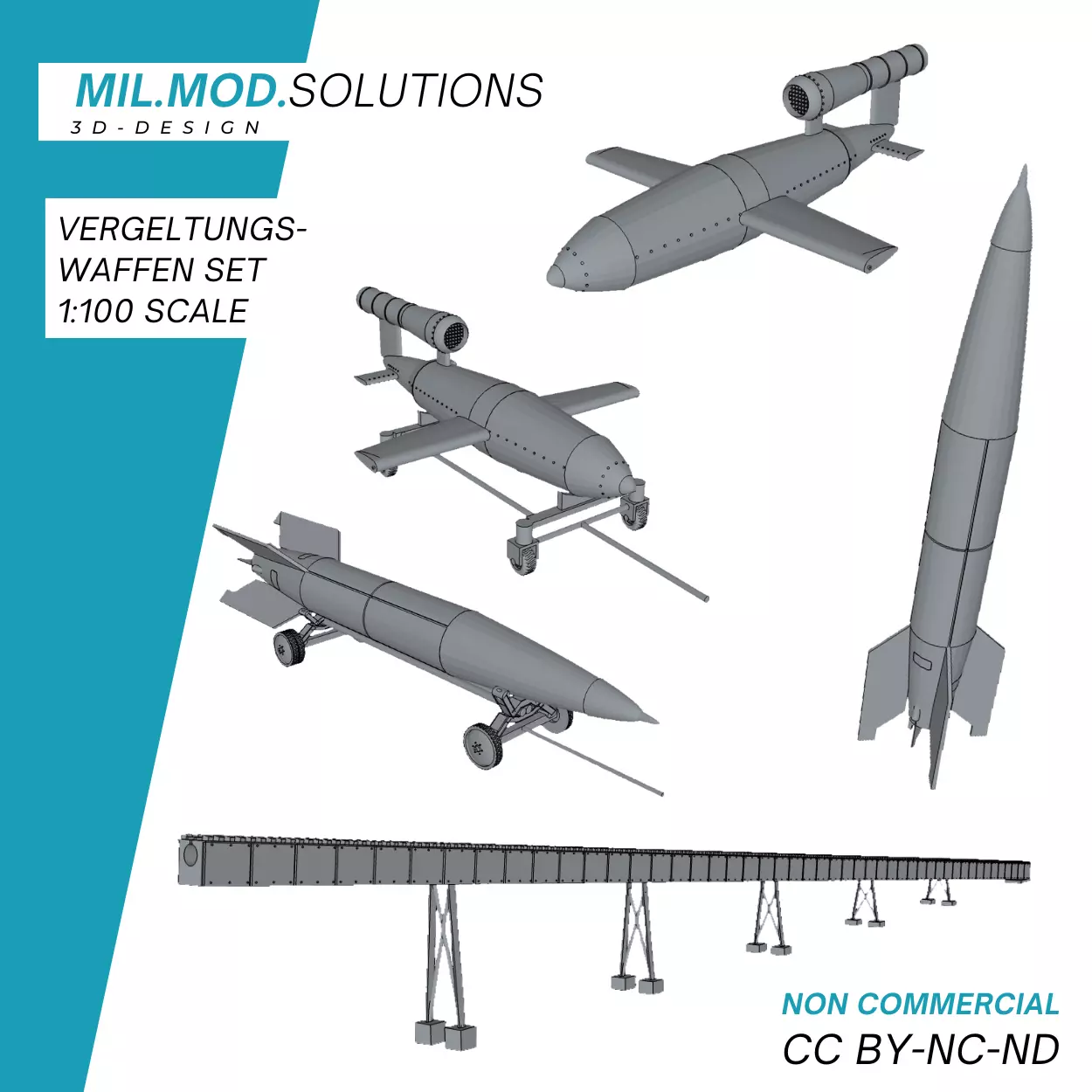 Vergeltungswaffen Zubehoer V1 V2 3D print model_0