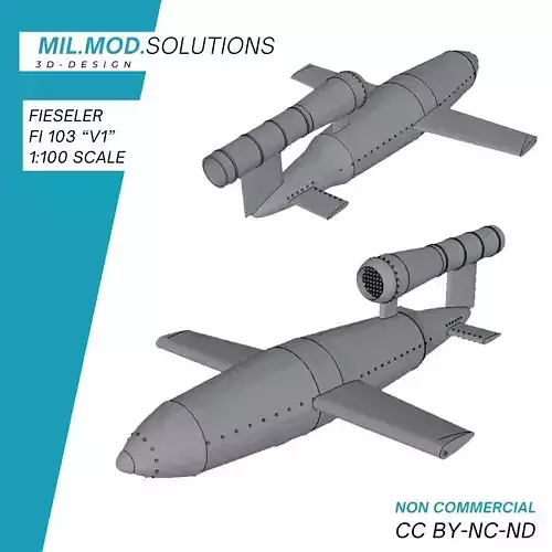 Aggregat 4 V2 Vergeltungswaffe 3D print model
