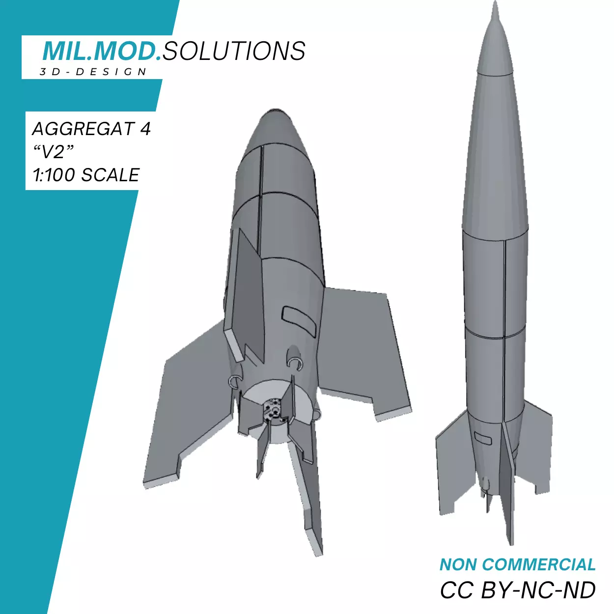Fieseler FI 103 V1 Rakete Vergeltungswaffe 3D print model_0