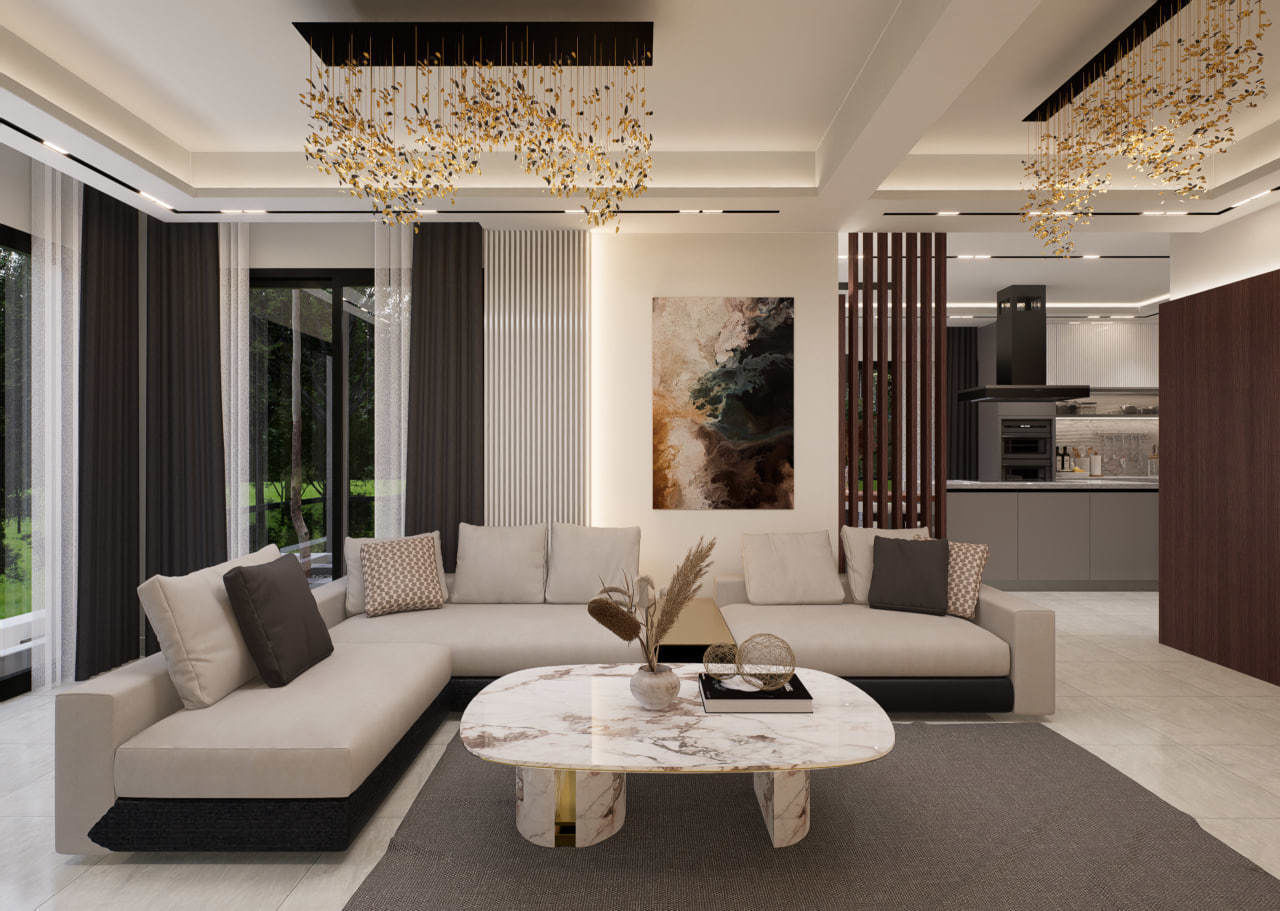 Luxury Villa 3D model_5