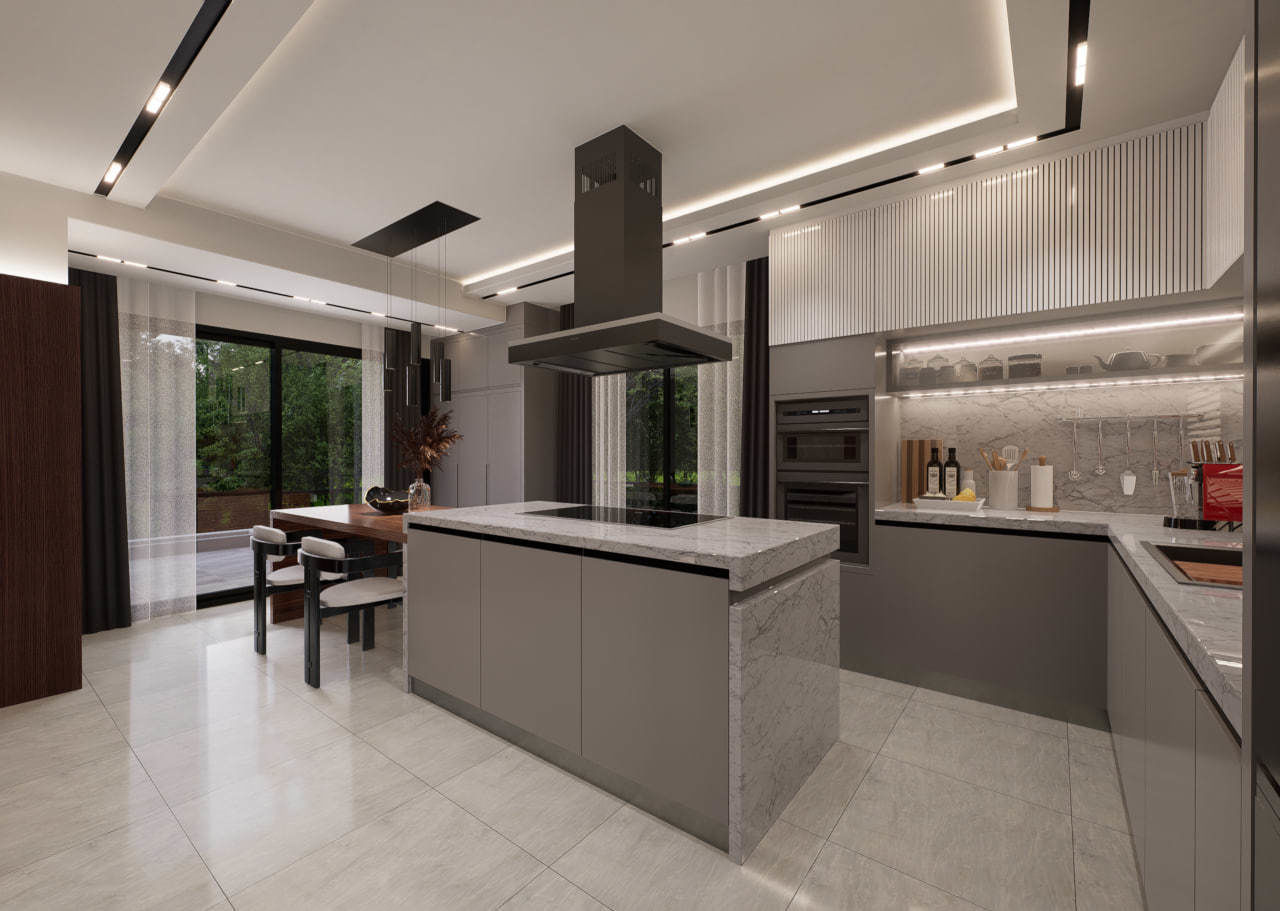 Luxury Villa 3D model_4