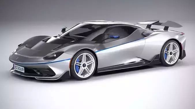 Pininfarina Battista Reversario 2024 LowPoly
